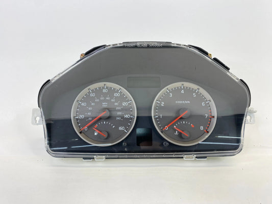 04-07 VOLVO S40 2.4L AT SPEEDOMETER INSTRUMENT CLUSTER GAUGES 143K 30710072 OEM