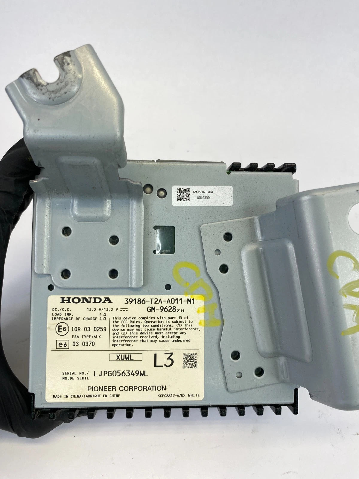 13-15 HONDA ACCORD SEDAN AUDIO RADIO AMP AMPLIFIER PIONNER 39186-T2A-A01-M1 OEM