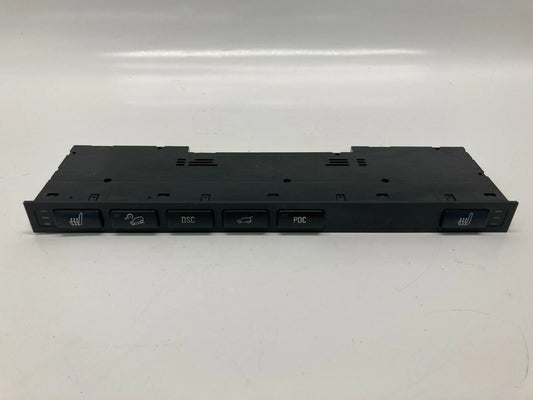 2000-2006 BMW X5 CENTER CONSOLE HEATED SEAT DSC PDC SWITCH UNIT OEM 61318373738