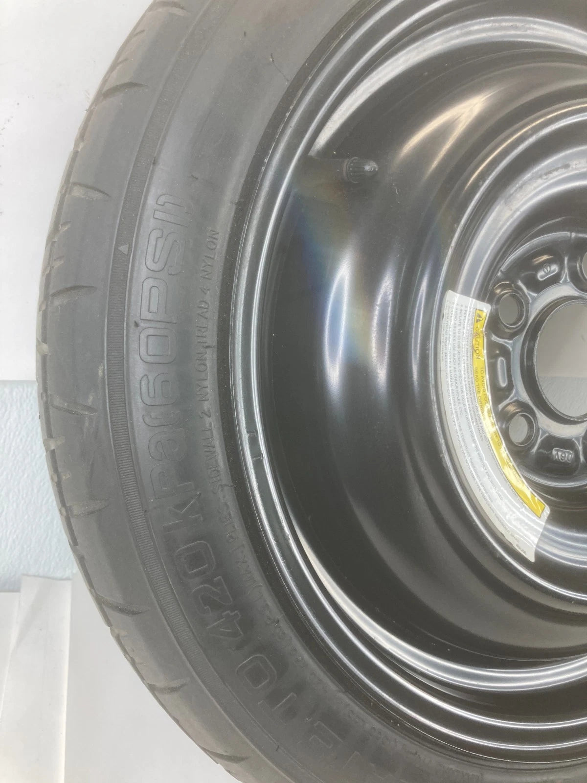 2013-2015 NISSAN SENTRA EMERGENCY SPARE TIRE COMPACT DONUT WHEEL T125/70D16 96M