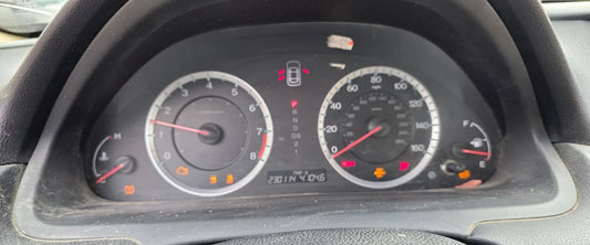 2008-2012 HONDA ACCORD 2.4L SPEEDOMETER INSTRUMENT CLUSTER 230 MILES 78100TA0A43