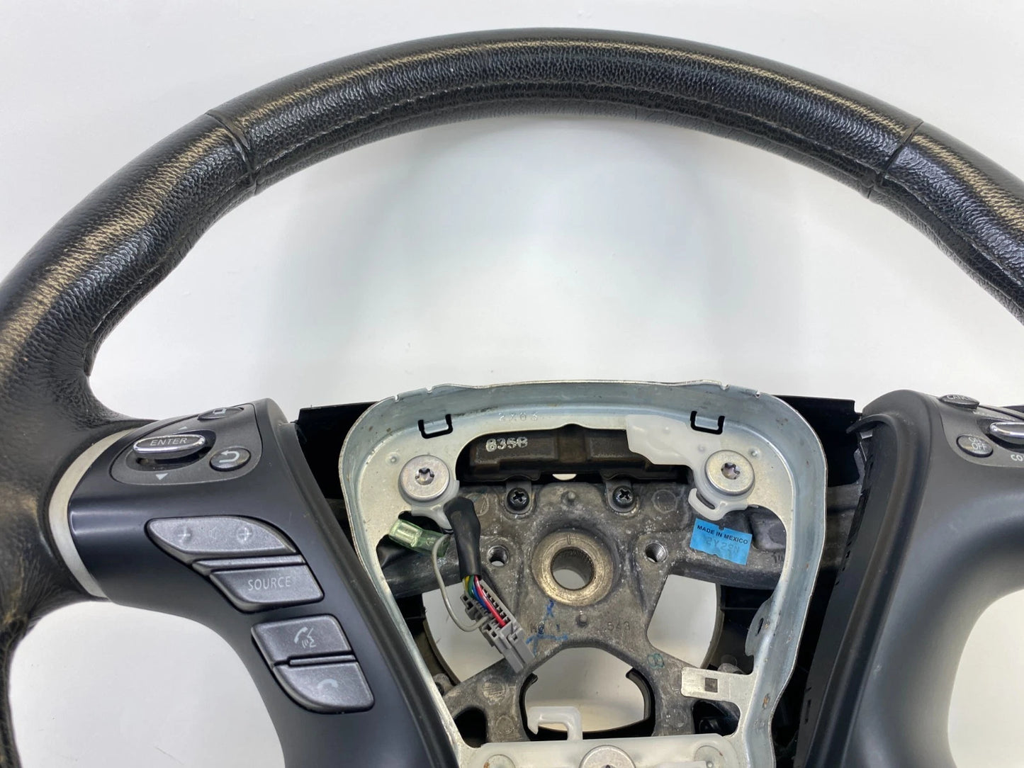 2013 INFINITI JX35 14-16 QX60 STEERING WHEEL W/ CRUISE & AUDIO CONTROLS SWITCHES