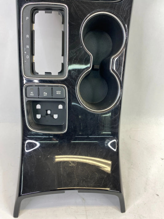 2014 2015 KIA SORENTO CENTER CONSOLE SHIFTER TRIM CUP HOLDER BEZEL BLACK OEM