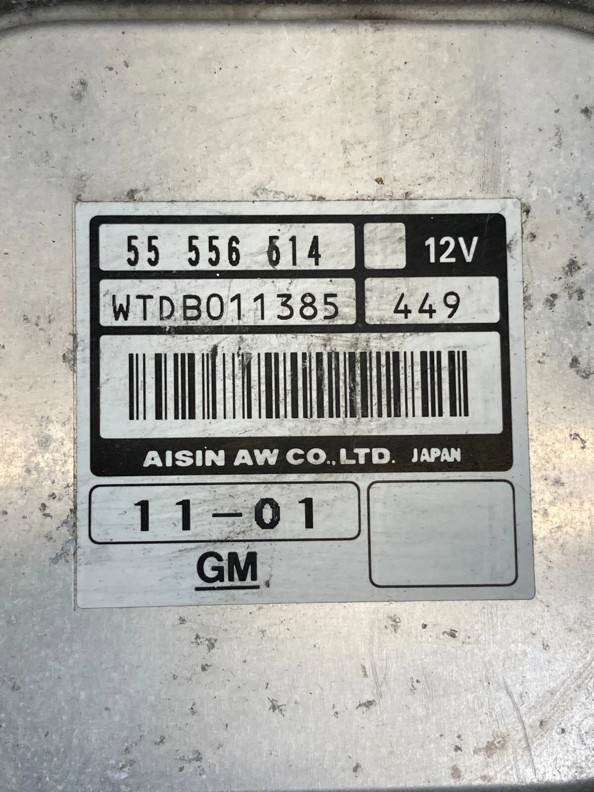 2003-2011 SAAB 9-3 2.0L AUTOMATIC TRANSMISSION CONTROL MODULE TCM 55556514 OEM