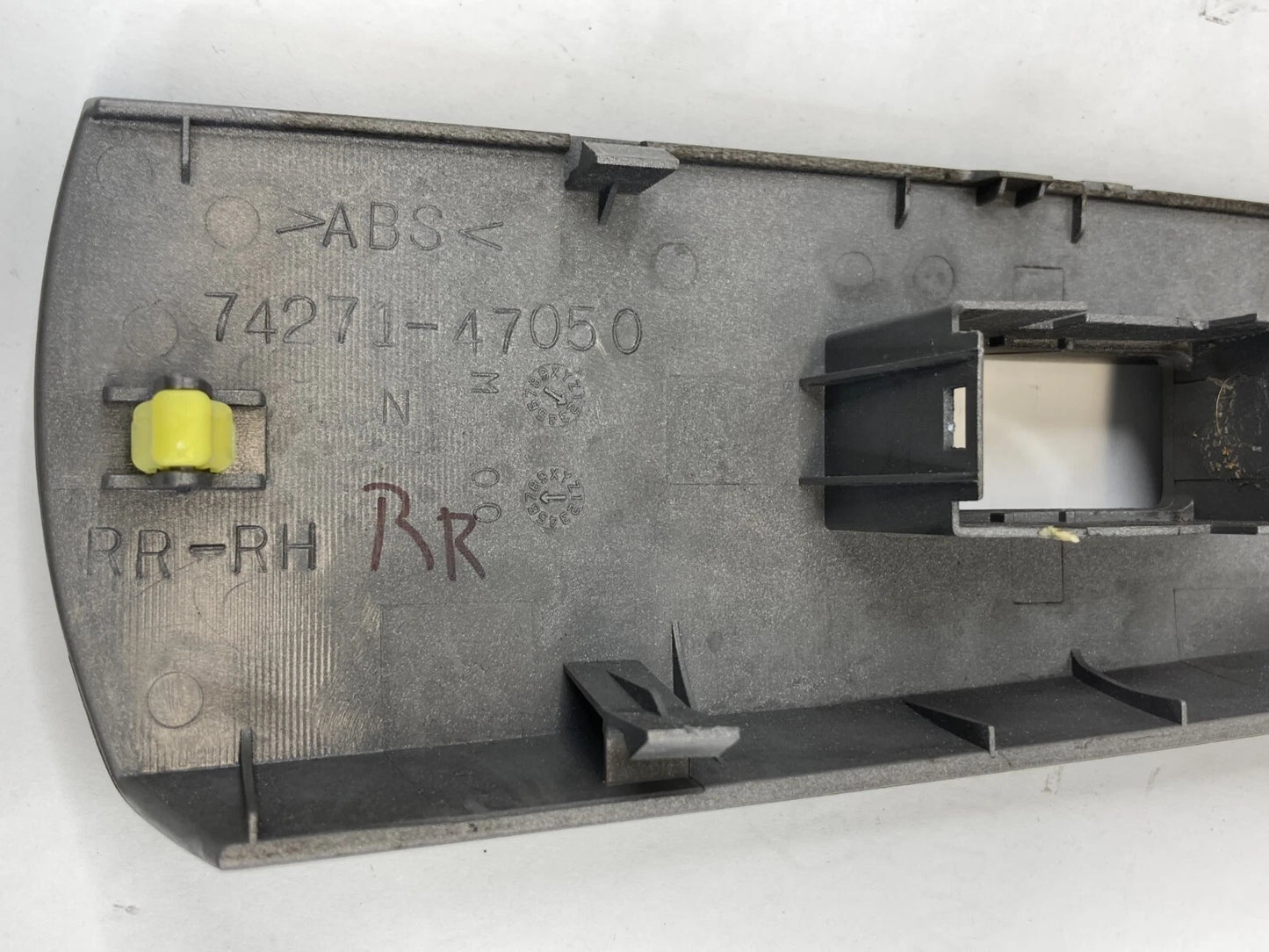2004-2009 TOYOTA PRIUS REAR RIGHT WINDOW SWITCH BEZEL TRIM OEM 74271-47050