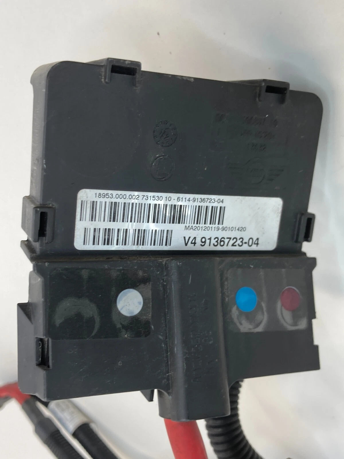 07-15 MINI COOPER 1.6L TURBO BATTERY POWER TERMINAL W/ DISTRIBUTION MODULE OEM