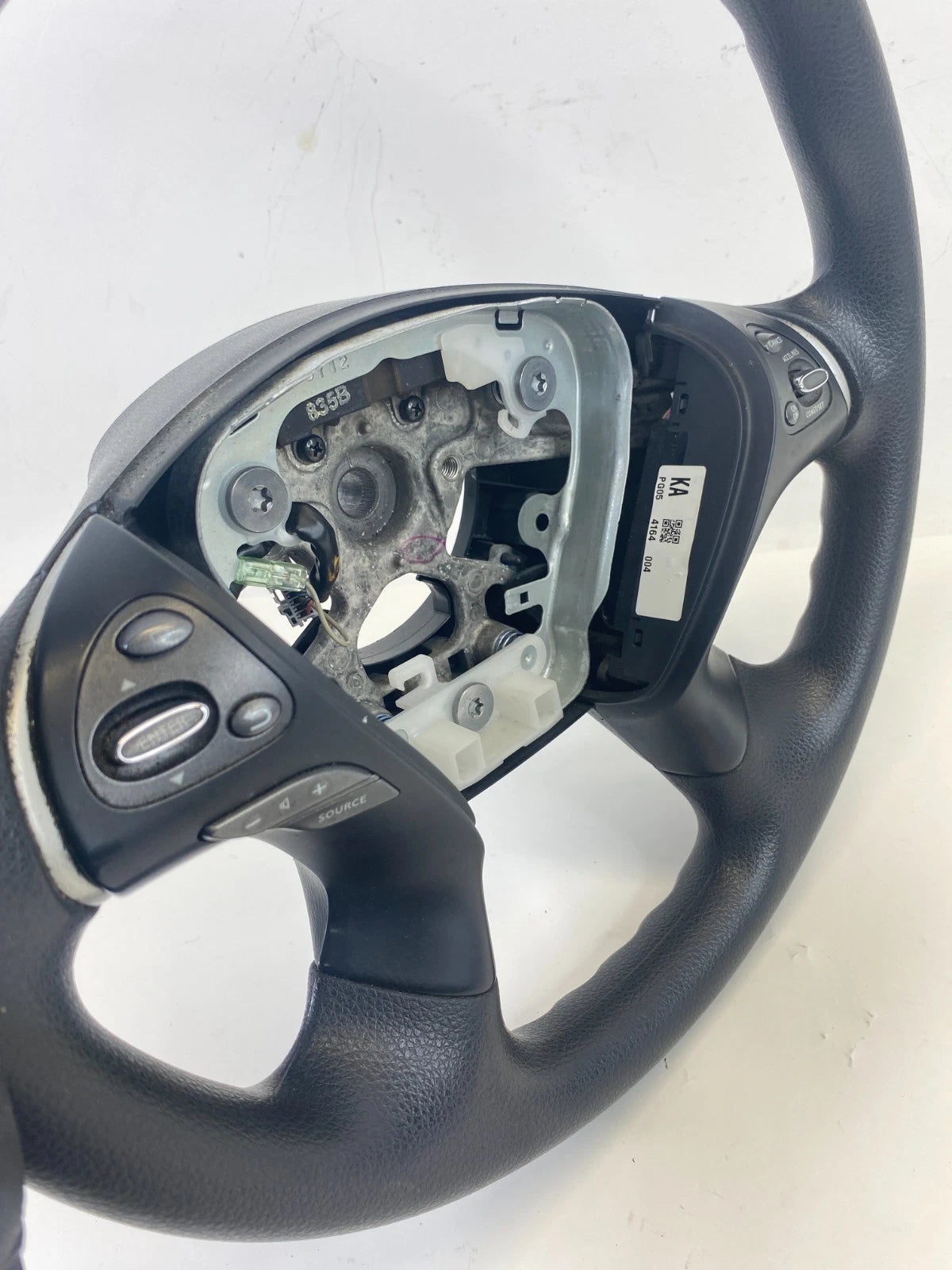 2013-2016 NISSAN PATHFINDER STEERING WHEEL WITH SWITCHES BLACK OEM