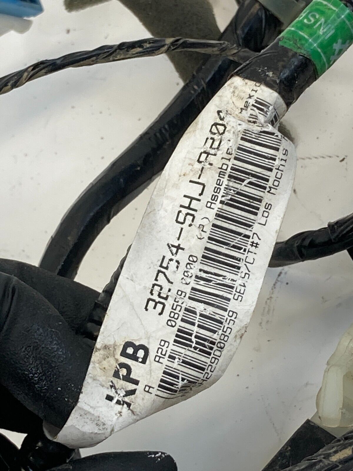 2005-2010 Honda Odyssey Rear Right Side Sliding Door Harness Wire 32754SHJA004