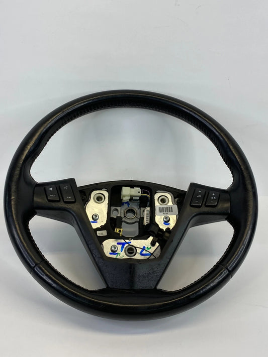 2004-2006 CADILLAC SRX STEERING WHEEL BLACK LEATHER WITH AUDIO CONTROLS OEM