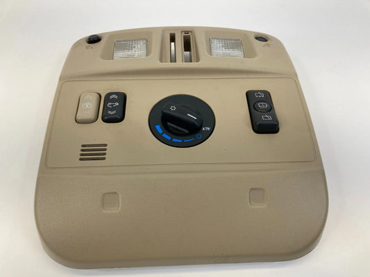 2006-2009 CADILLAC SRX OVERHEAD CONSOLE MAP LIGHT SUNROOF AC SWITCH TAN OEM