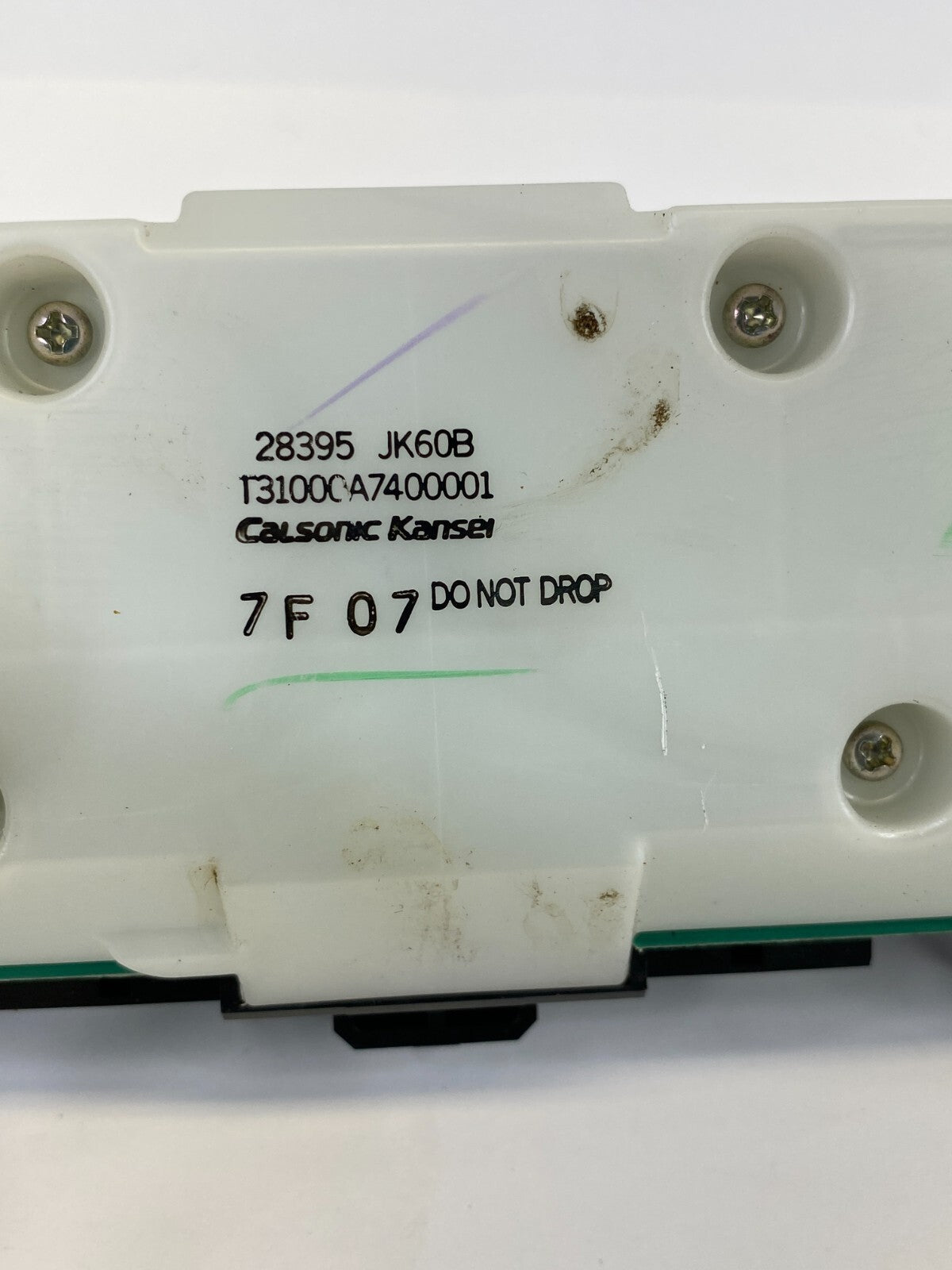 07 08 Infiniti G35 Radio Display Control Panel w/ Hazard Switch 28395-JK60B OEM