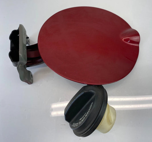 2008-2012 FORD ESCAPE 2008-2011 MARINER FUEL FILLER GAS TANK DOOR LID& CAP RED