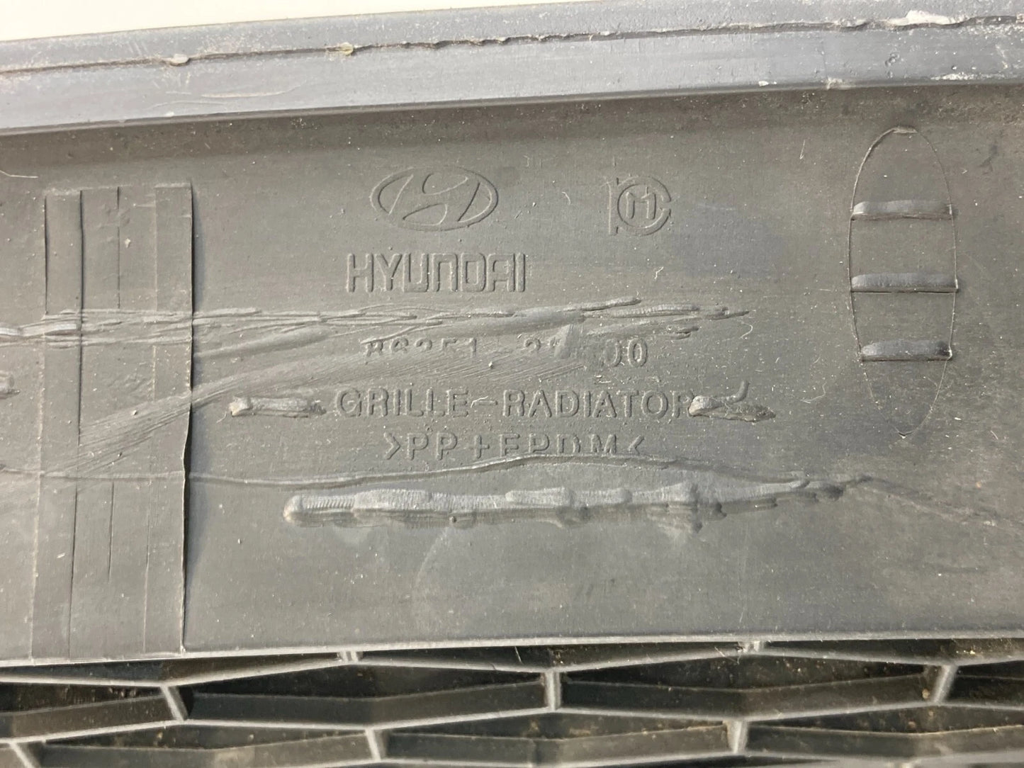 2006-2008 HYUNDAI SONATA SEDAN FRONT GRILLE GRILL MOLDING W /EMBLEM ASSEMBLY OEM