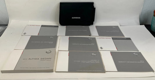 2013 13 NISSAN ALTIMA OWNERS MANUAL & WARRANTY INFORMATION SET KIT W/ CASE