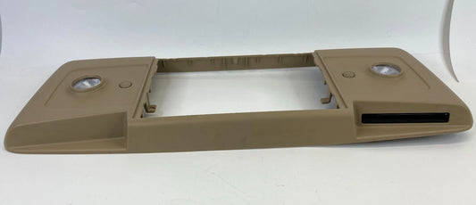 08-17 BUICK ENCLAVE UPPER REAR ROOF CONSOLE DVD SCREEN BEZEL TRIM ASSEMBLY