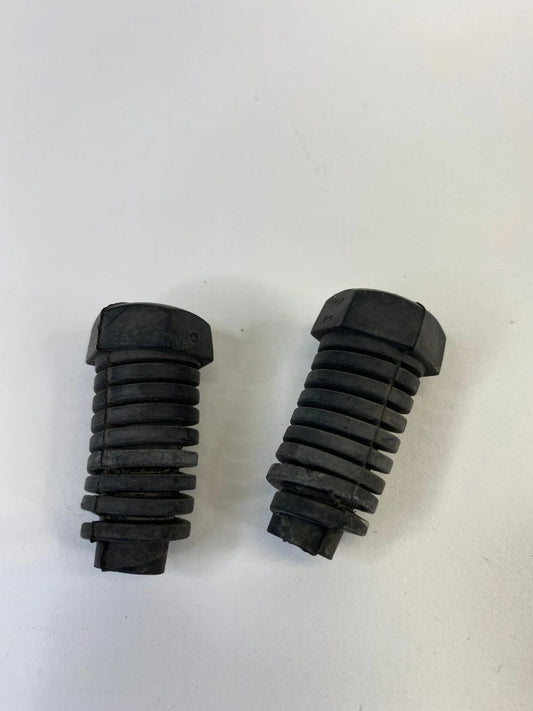2004-2006 CADILLAC SRX FRONT HOOD BUMPER RUBBER ADJUST PAIR SET OEM