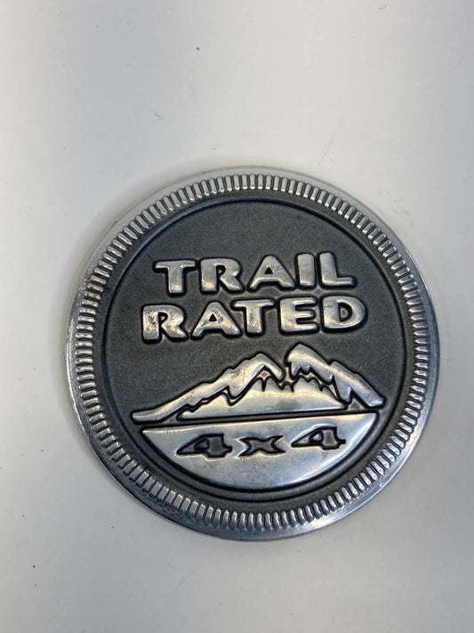 2008-2012 JEEP LIBERTY FRONT LEFT FENDER TRAIL RATED 4X4 EMBLEM LOGO BADGE OEM