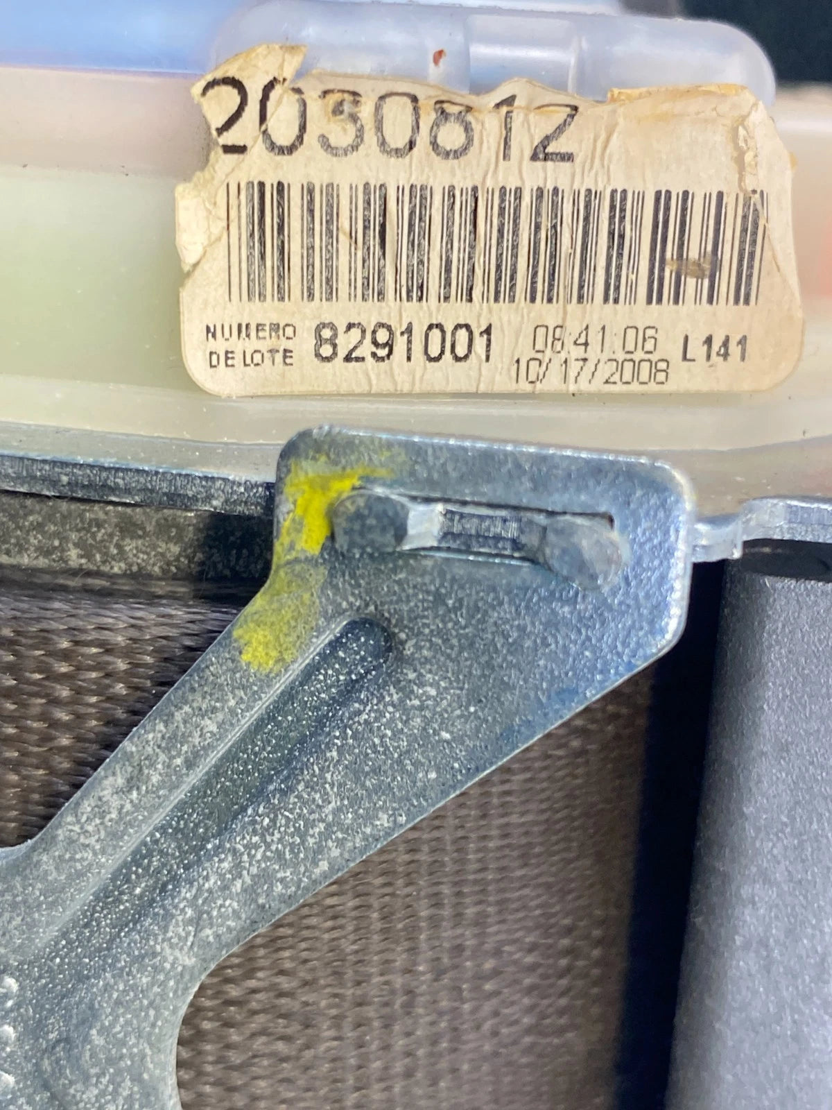 2006-2011 HONDA CIVIC COUPE FRONT RIGHT PASSENGER SEAT BELT RETRACTOR AJ00101A