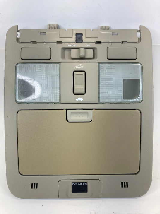 2006 2007 INFINITI M35 M45 ROOF OVERHEAD CONSOLE DOME MAP LIGHT W SUNROOF SWITCH
