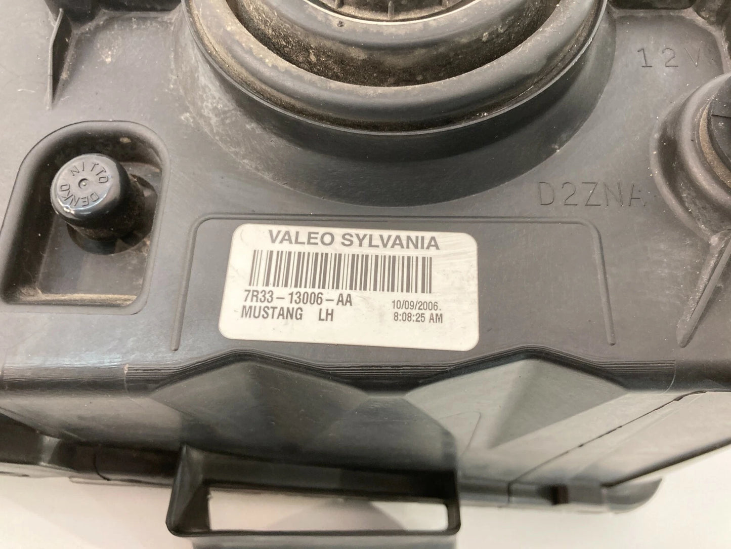 07-09 FORD MUSTANG CONVERTIBLE FRONT LEFT DRIVER HEADLIGHT LAMP 7R3313006A OEM