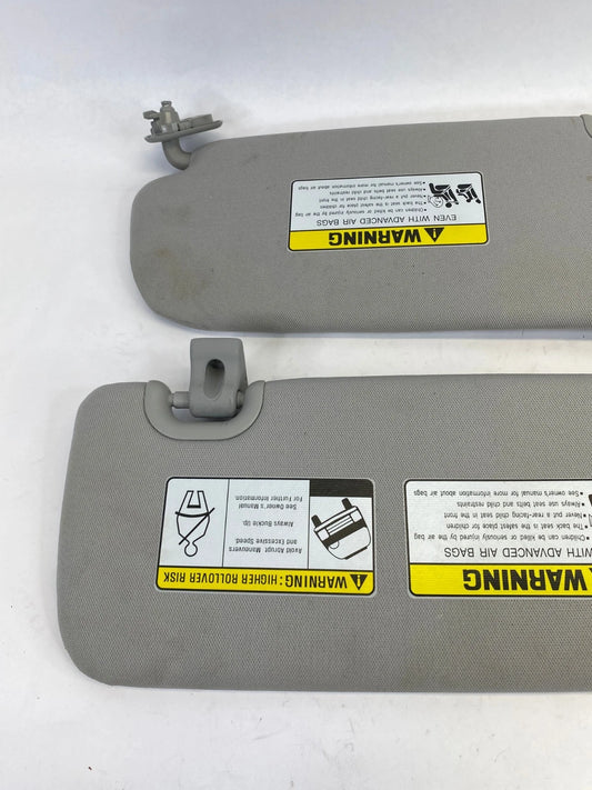 2013-2018 HYUNDAI SANTA FE SPORT SUN VISOR PAIR LH RH CLIPS ASSEMBLY OEM FACTORY