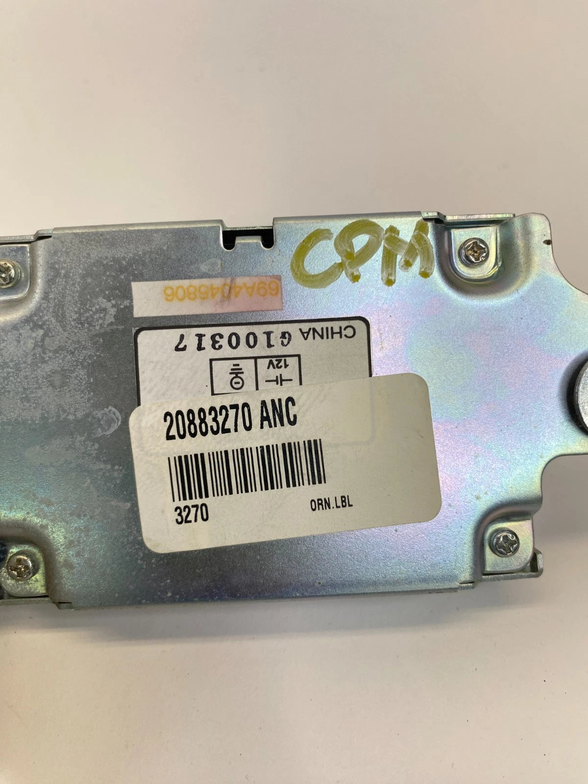 10-17 CHEVROLET EQUINOX ACTIVE NOISE CANCELLATION CONTROL MODULE OEM 20883270