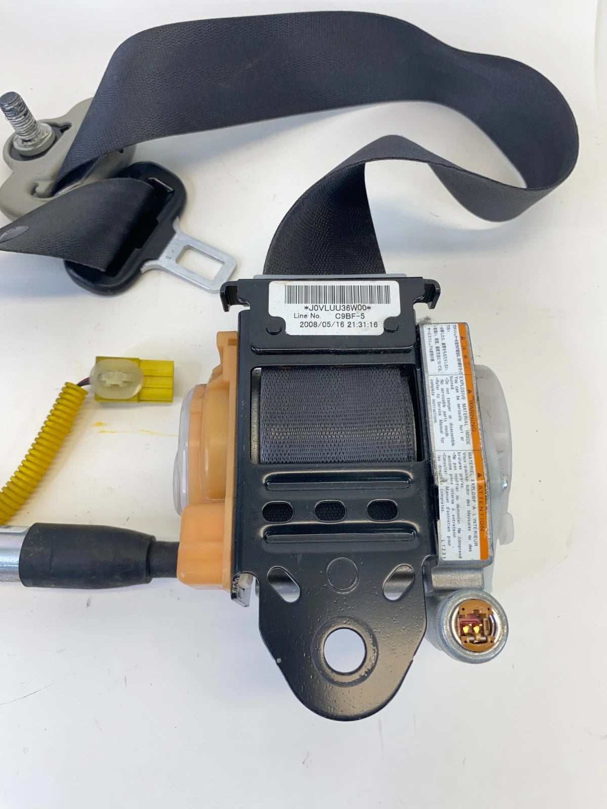2007 2008 HONDA FIT SEAT BELT RETRACTOR FRONT RIGHT SIDE OEM FACTORY J0VLUU36W00