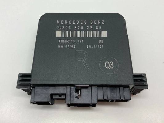 2001-2005 MERCEDES-BENZ C320 REAR RIGHT DOOR CONTROL MODULE OEM 2038202285