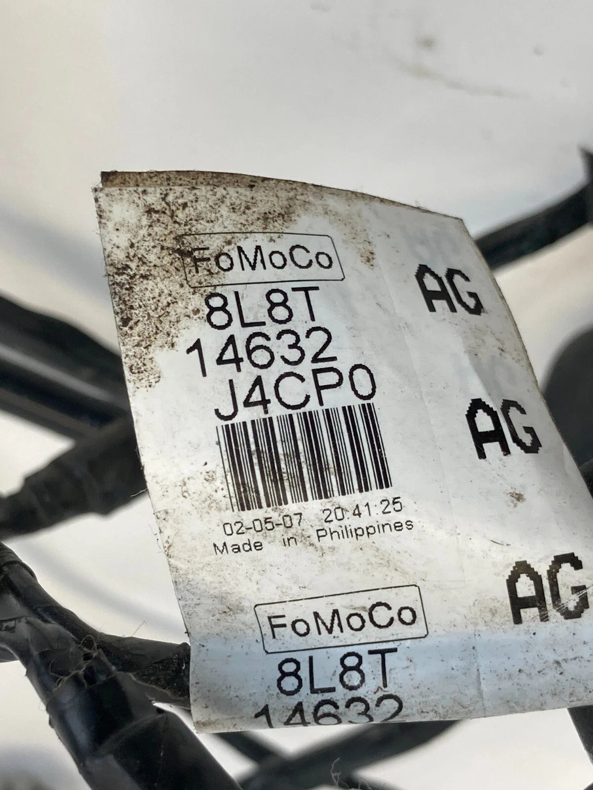 2008-2012 FORD ESCAPE REAR LEFT SIDE DOOR WIRE WIRING HARNESS 8L8T-14632-J4CP0