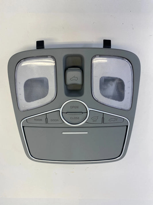 14 15 KIA SORENTO OVERHEAD CONSOLE DOME MAP LIGHT SUNGLASS HOLDER W/ SUNROOF OEM