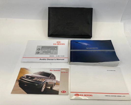 2005 05 KIA SORENTO OWNER'S OWNERS MANUAL GUIDE BOOK SET W/ CASE OEM