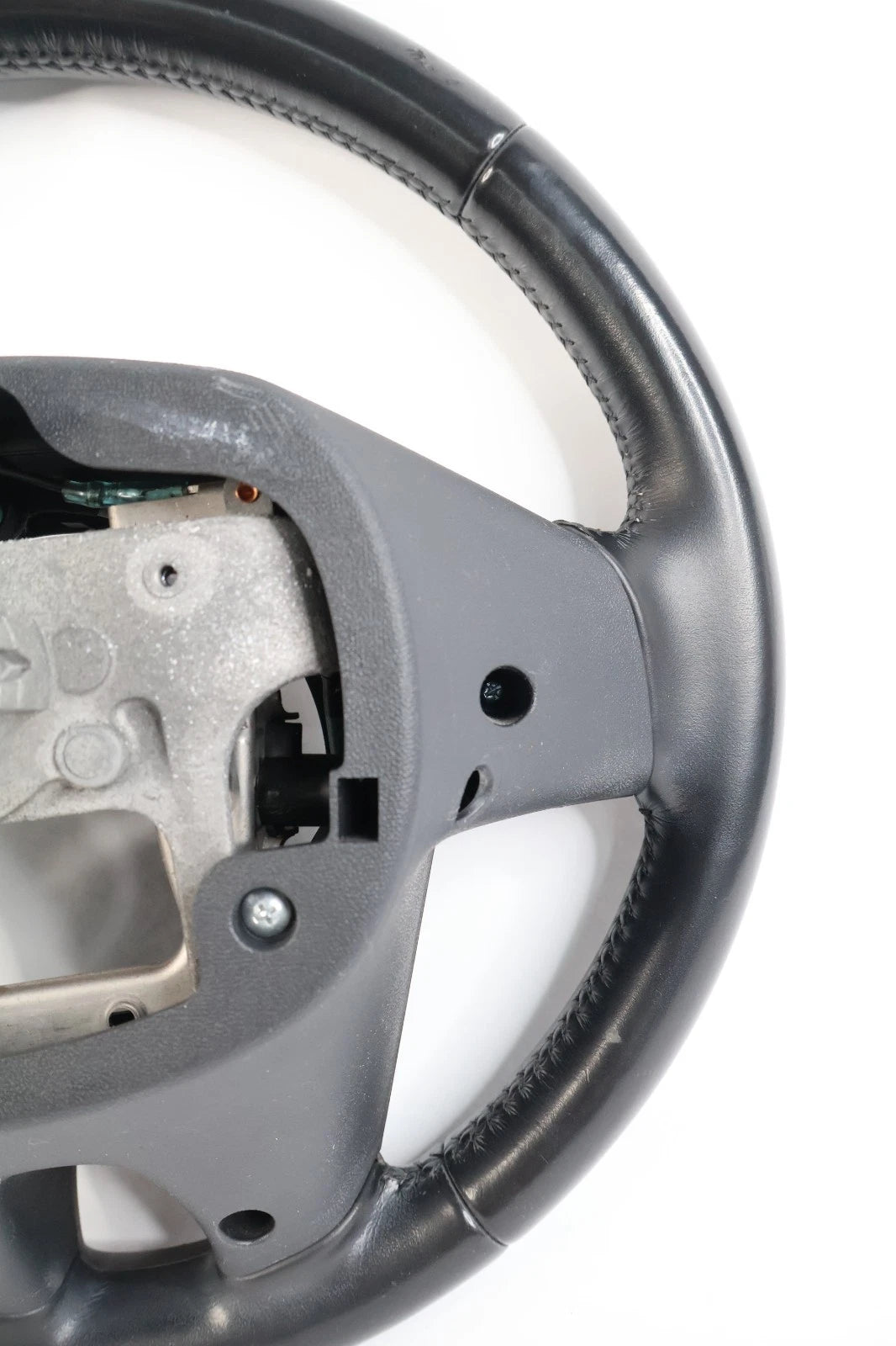 2012 2013 KIA SOUL STEERING WHEEL CRUISE & AUDIO PHONE CONTROL LEATHER BLACK OEM