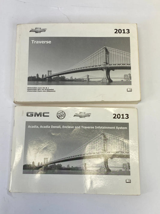 2013 CHEVROLET TRAVERSE OWNERS MANUAL INFOTAINMENT SYSTEM USER GUIDE OEM FACTORY