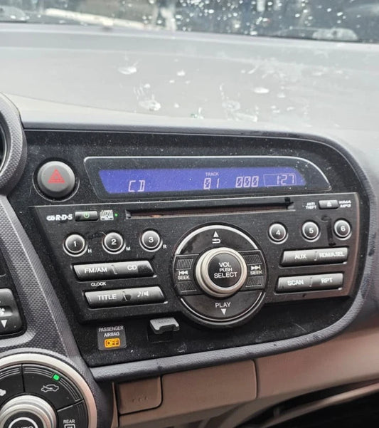2010 2011 HONDA INSIGHT AUDIO RADIO AM/FM CD PLAYER RECEIVER MP3 39100-TM8-A01