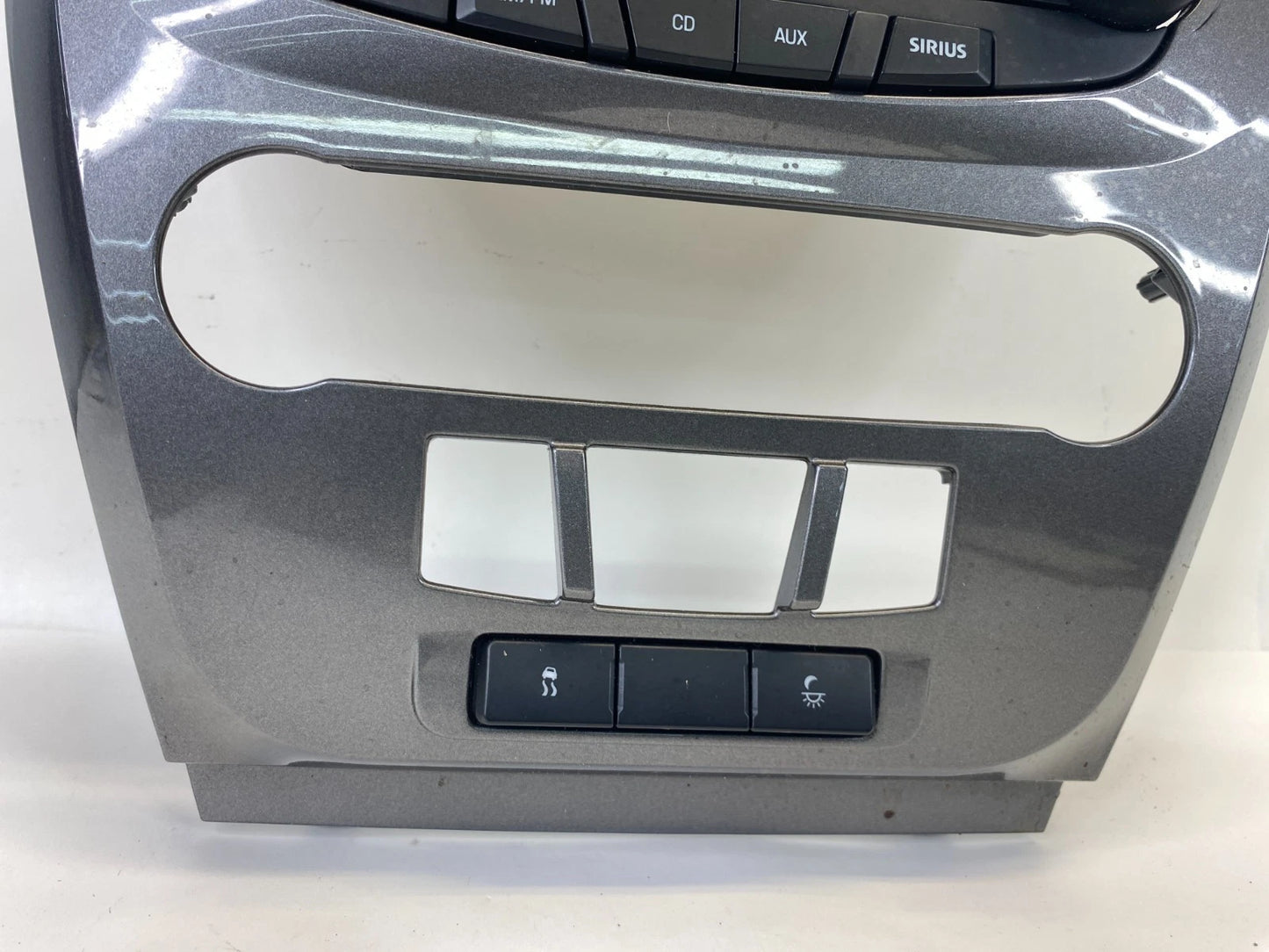 10-12 FORD FUSION CENTER DASH CD RADIO CONTROL PANEL W /BEZEL 9E5T18A802AE OEM