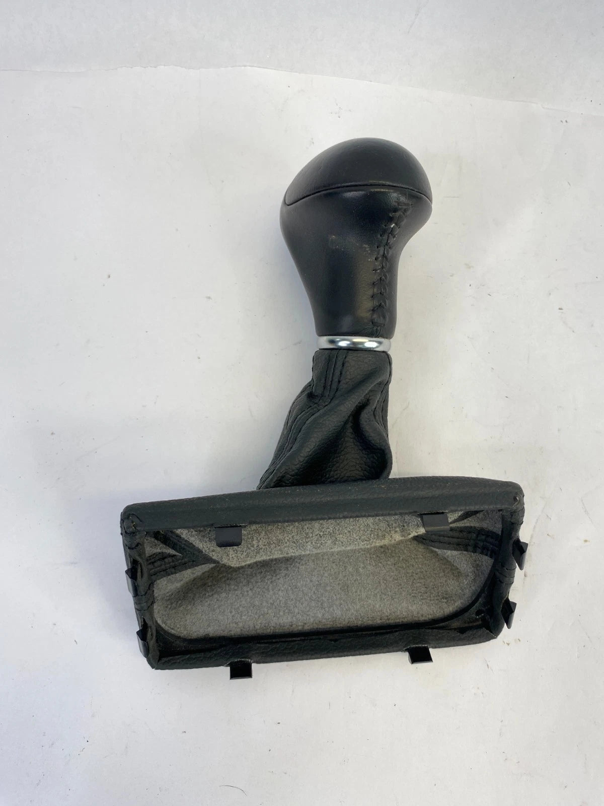 2014 2015 KIA SORENTO 3.3L AT SHIFT KNOB HANDLE AND GAITER BLACK LEATHER OEM