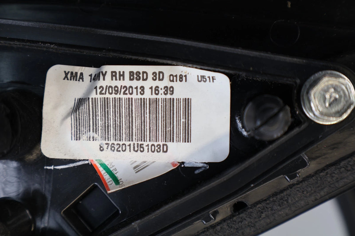 2014 2015 KIA SORENTO RIGHT DOOR SIDE VIEW MIRROR POWER W /BLIND SPOT & SIGNAL