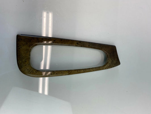 00-08 JAGUAR S-TYPE FRONT LEFT WINDOW SWITCH BEZEL WOOD TRIM OEM XR835424272AA