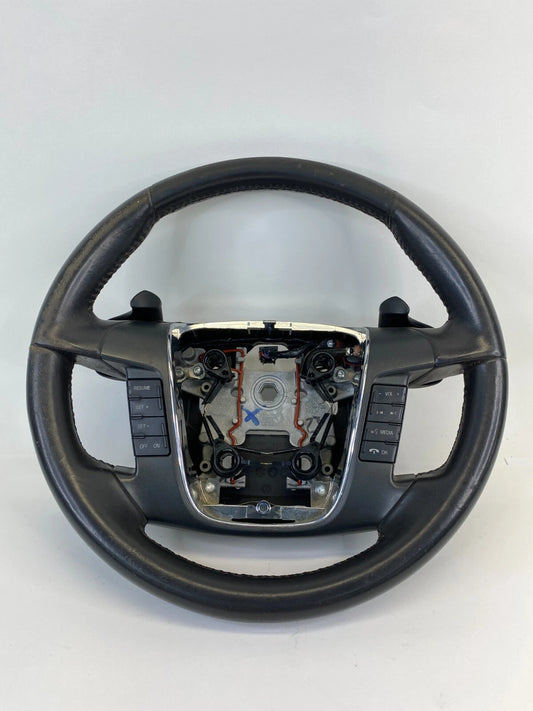 2010-2012 FORD TAURUS STEERING WHEEL W/ CRUISE AUDIO & PADDLE SHIFT LEATHER OEM