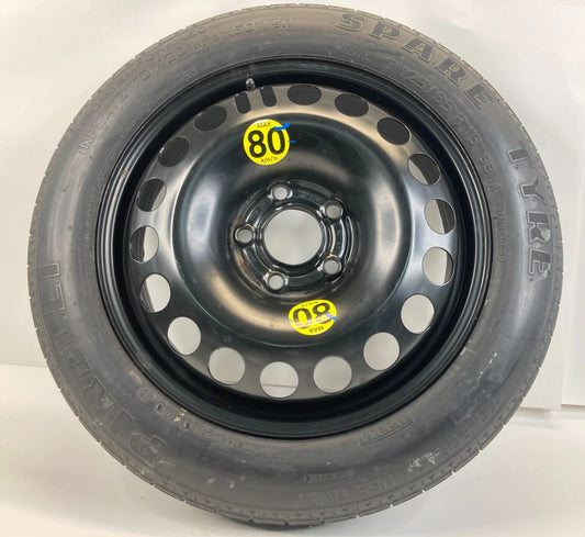 03-11 SAAB 9-3 93 COMPACT SPARE TIRE WHEEL RIM DONUT T125/85R16 99M PIRELLI OEM