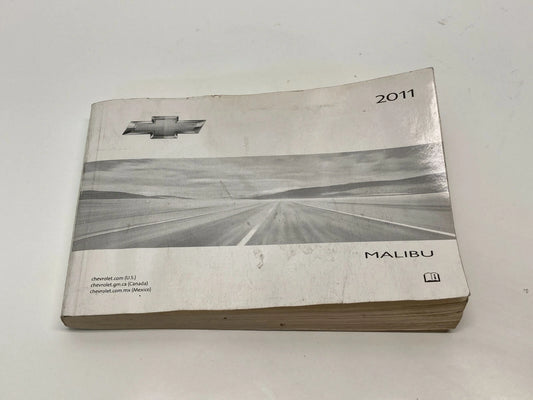 2011 11 CHEVROLET MALIBU OWNER'S MANUAL GUIDE 20786885 B OEM