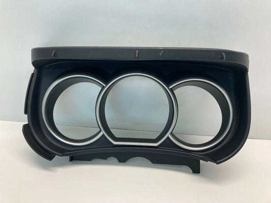 07-12 NISSAN VERSA DASH INSTRUMENT CLUSTER SPEEDOMETER BEZEL TRIM 68240EL00A OEM