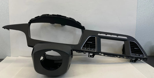 16 17 HYUNDAI SONATA DASH UPPER INSTRUMENT COLUMN COVER PANEL TRIM W/ AC VENTS