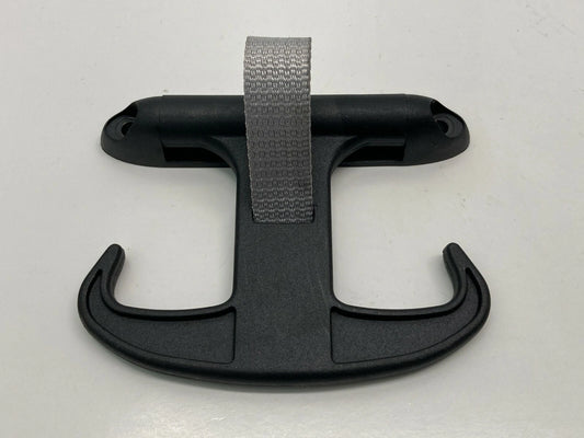 2004-2011 AUDI A6 SEDAN REAR TRUNK GROCERY HOOK CARGO MOUNTS TRIM 6Y5867615 OEM
