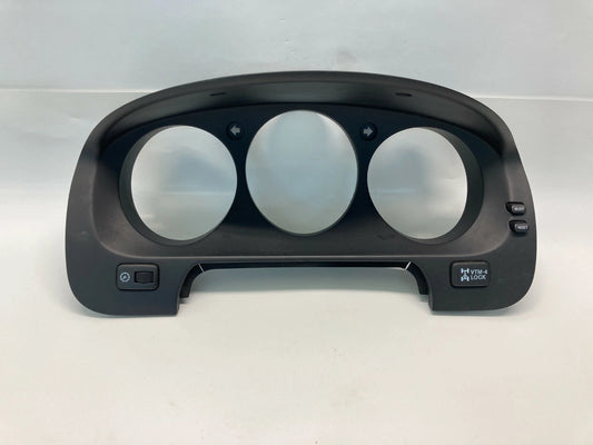 2001-2006 ACURA MDX INSTRUMENT PANEL DASH CLUSTER SPEEDOMETER BEZEL TRIM OEM