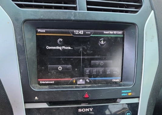 2011-2013 FORD EXPLORER RADIO GPS INFORMATION DISPLAY SCREEN 8" BB5T-18B955-AH