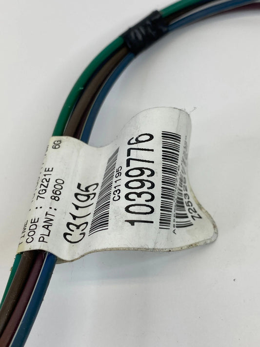 08-12 CHEVROLET MALIBU REAR RIGHT SIDE DOOR WINDOW SWITCH WIRE HARNESS 10399776