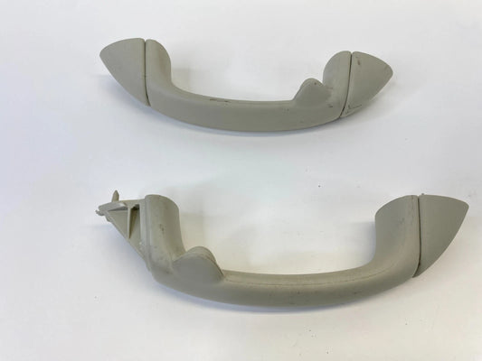 07-14 MINI COOPER INTERIOR ROOF GRAB HANDLES GREY SET LEFT RIGHT DRIVER PASS OEM