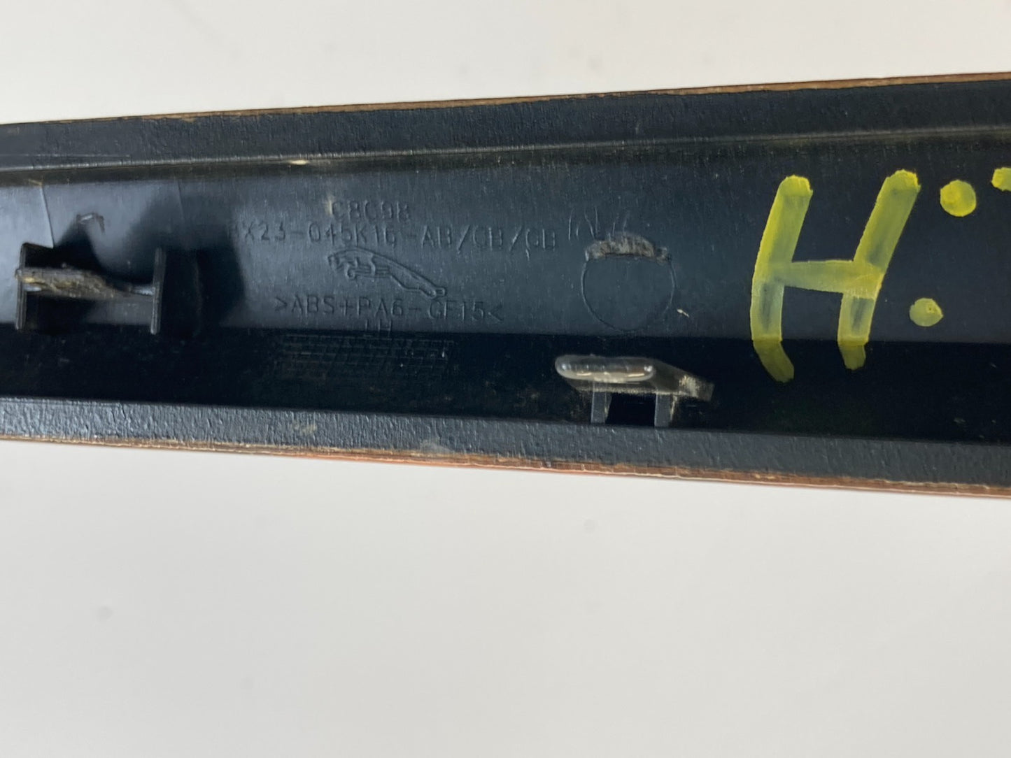 09-11 Jaguar XF Dash Hazard Light Lock Control Switch W/ Wood Bezel BX23045K16AB