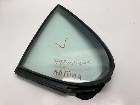 98-01 NISSAN ALTIMA REAR LEFT DOOR VENT QUARTER WINDOW GLASS TRIM 82273-9E000